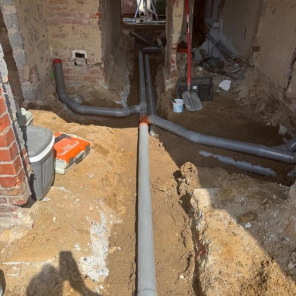 riolering huis Menen